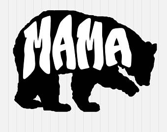 340x270 Mama Bear Vector Etsy