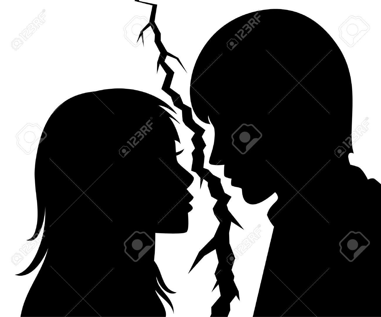 1300x1082 Vector Silhouette Of Very Sad Young Man Sitting Alone On White