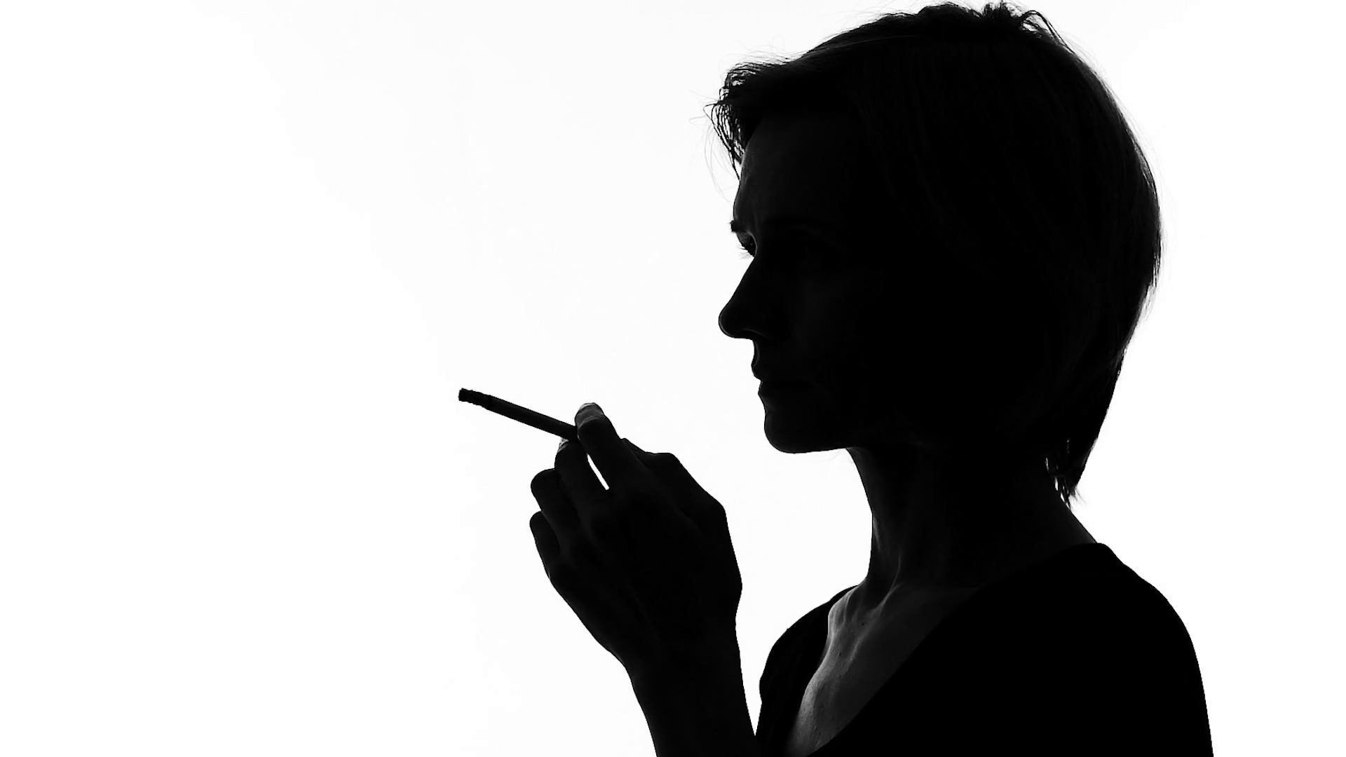 1920x1080 Sad Woman Drinking Wine And Smoking, Dangerous Habit Addiction