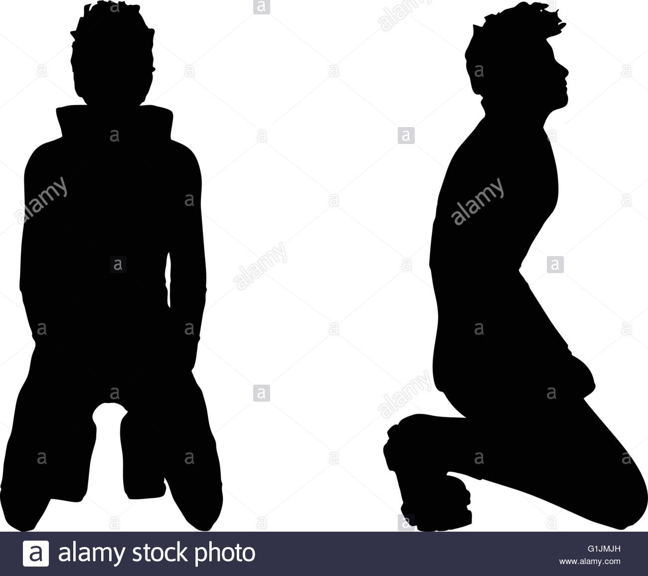 1300x1156 Eps 10 Vector Of Man Silhouette In Sad Position On White
