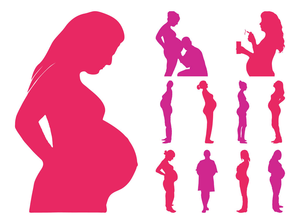 1024x765 Sad Clipart Pregnant Woman