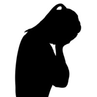 200x200 Vector Silhouette Of A Stock Vector