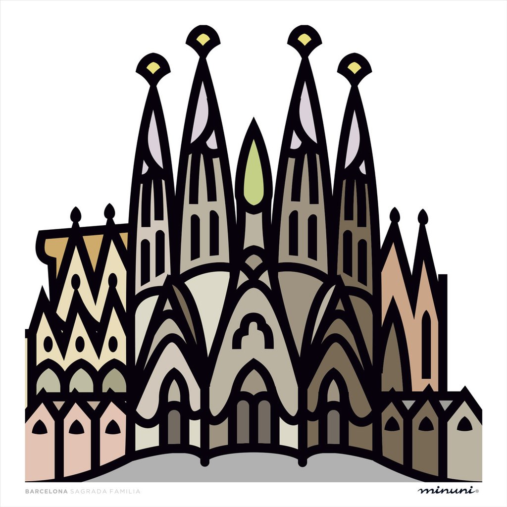 Sagrada Familia Silhouette at GetDrawings | Free download