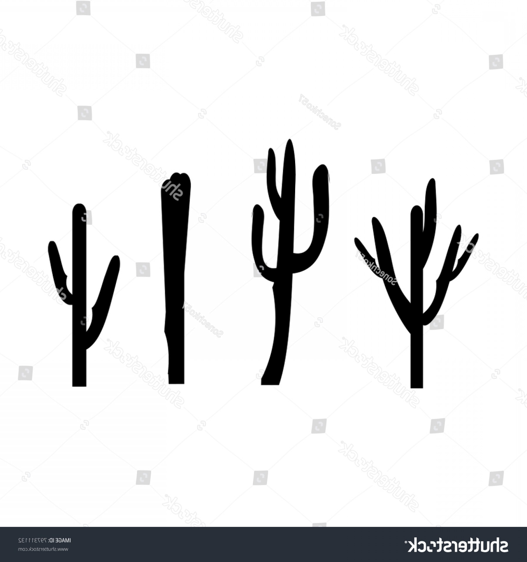1800x1920 Saguaro Cactus Vector Shopatcloth