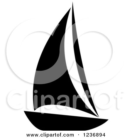 450x470 Sailboat Clipart Silhouette