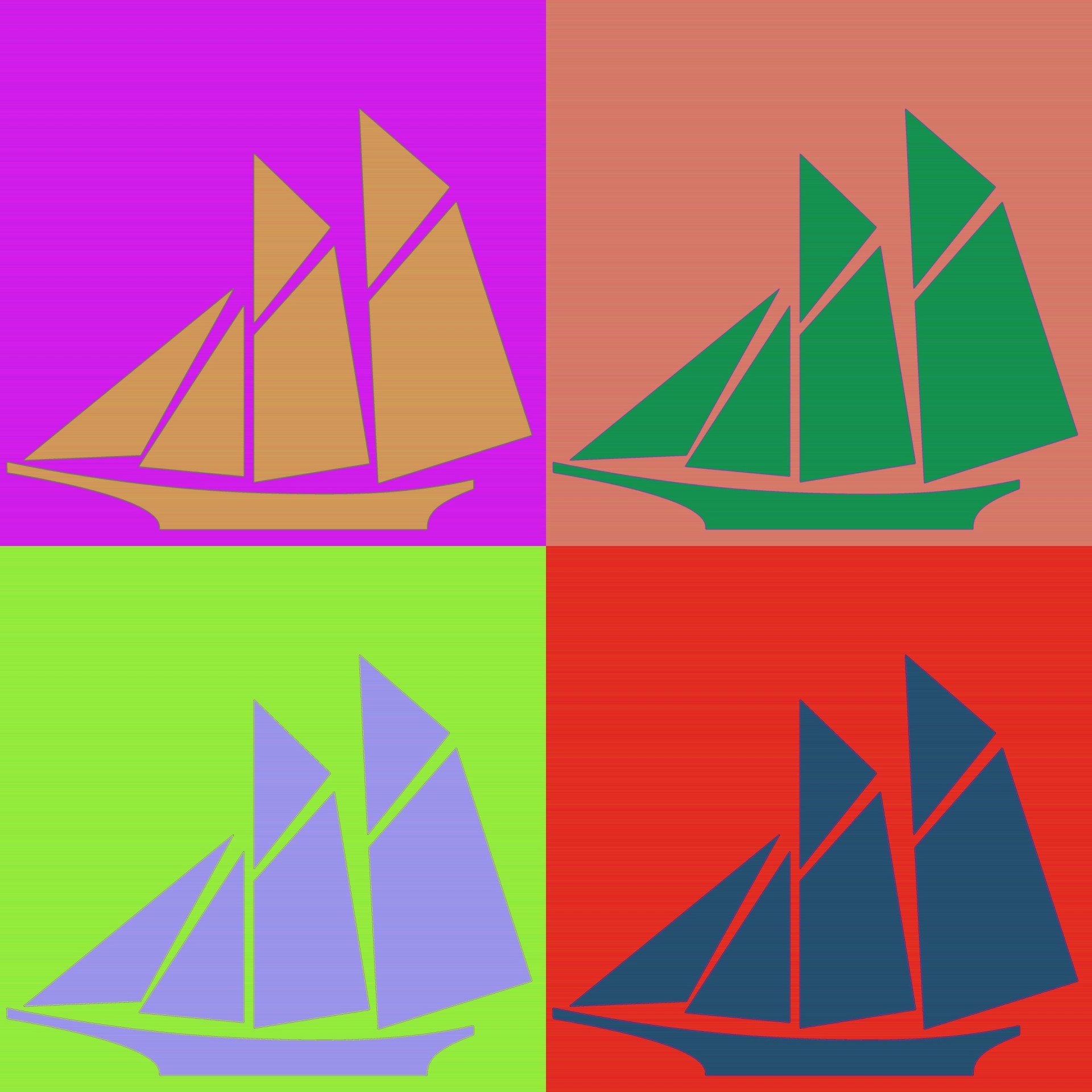 1920x1920 Sailboat Silhouette 2 Free Stock Photo