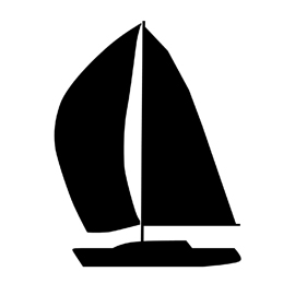 270x270 Sailboat Silhouette Stencil Free Stencil Gallery