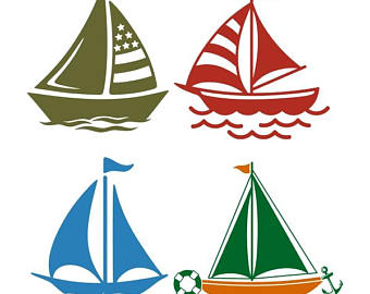 340x270 Sailboat Silhouette Etsy