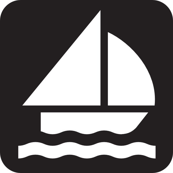 600x600 Free Sailboat Clipart Silhouette Image