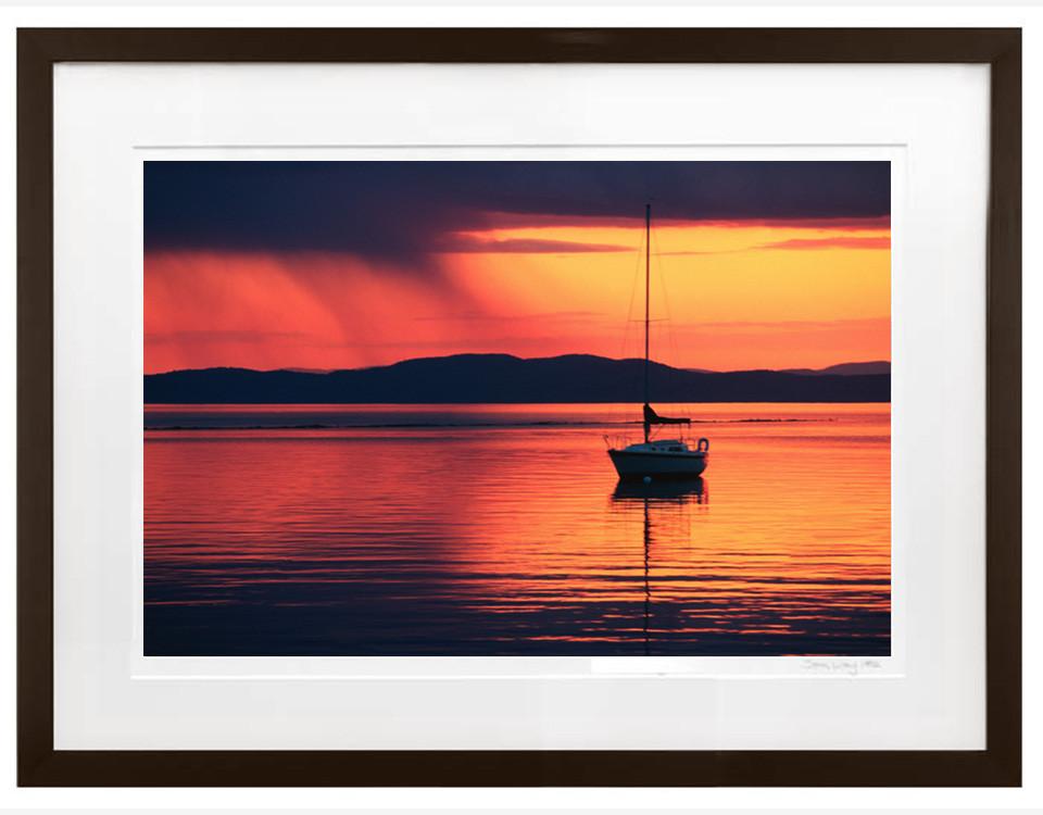 960x750 Sunset Sailboat, Burlington, Vermont