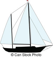 179x194 Sailing Boat Vector Silhouettes Vector Clip Art