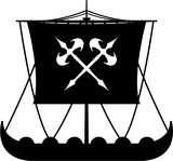 160x149 Medieval Sailing Ship In Silhouette Stock Image And Royalty Free