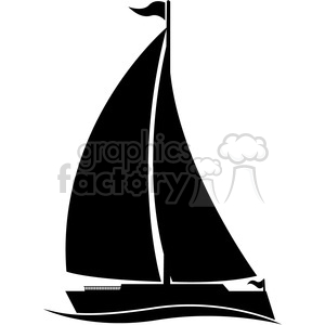300x300 Sailing Boat Clipart Flag