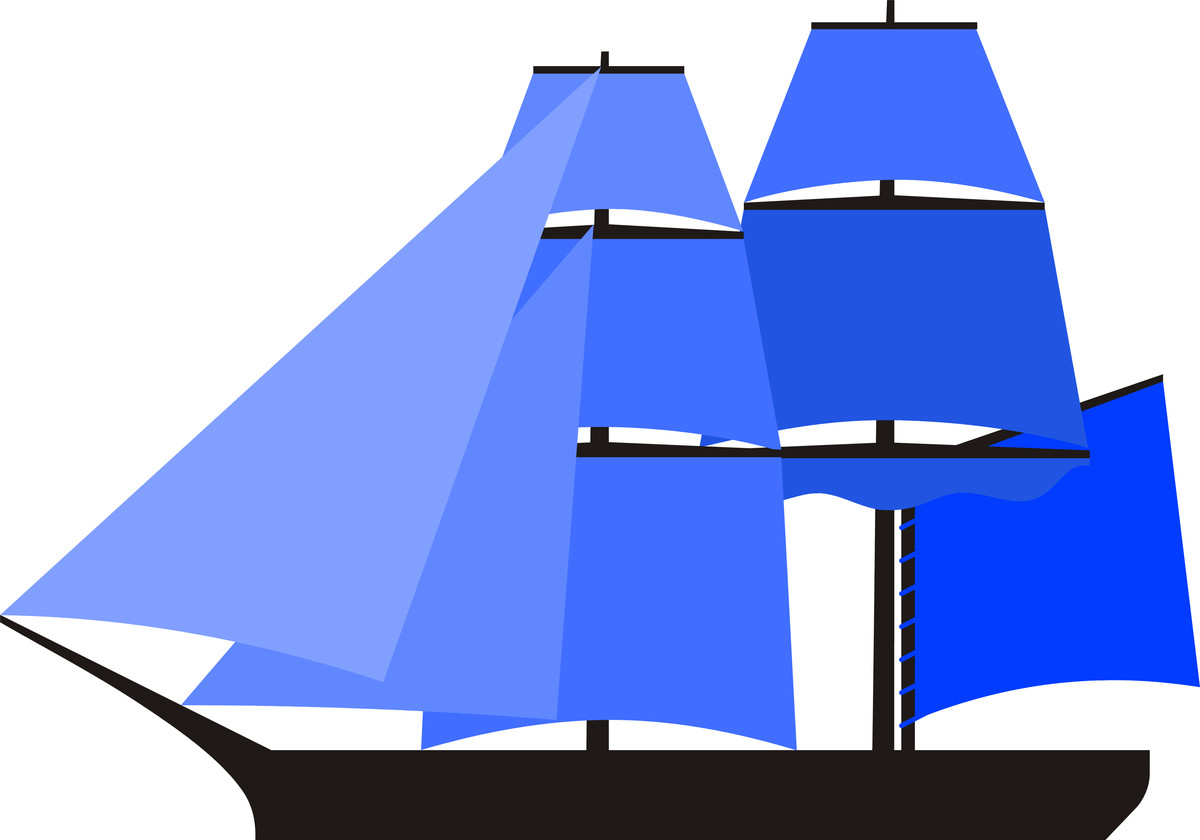 1200x840 Sailing Boat Silhouette Clipart Free Stock Photo Public Domain