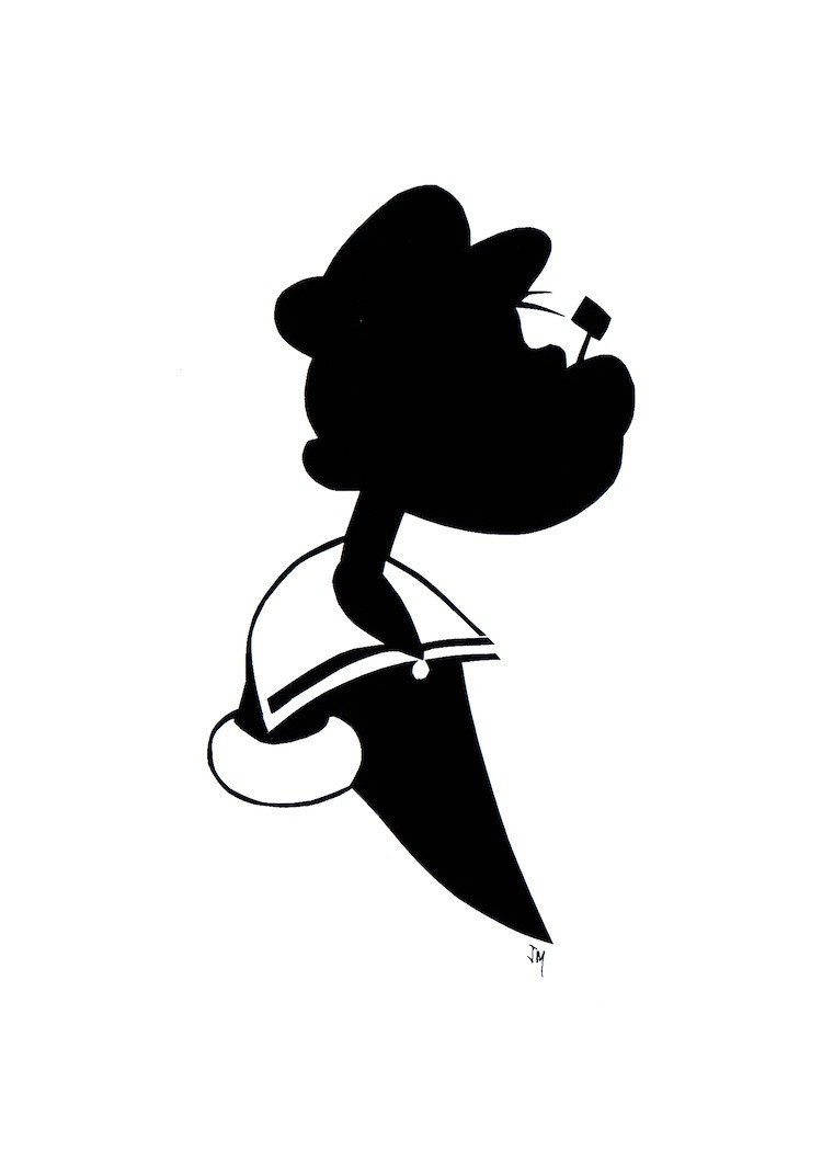 750x1050 The Sailor Man In Silhouette By Jordan Monsell