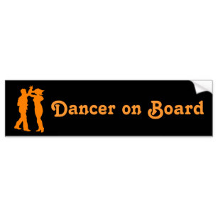 307x307 Salsa Dance Bumper Stickers