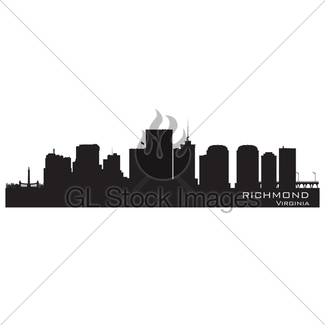 325x325 Salt Lake City, Utah Skyline. Detailed City Silhouette Gl Stock