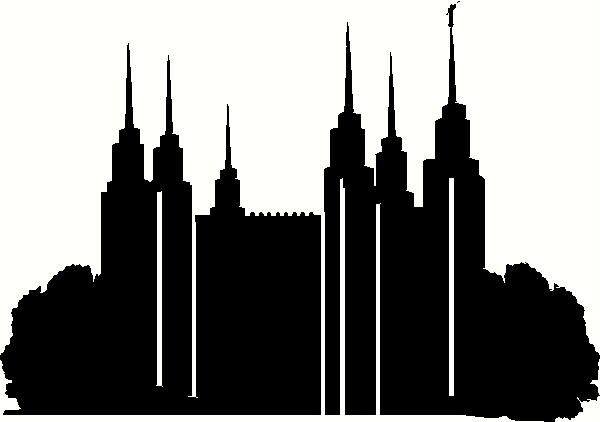 600x422 Washington D.c. Temple Vinyl Decal Lds Temples Vinyl Decals