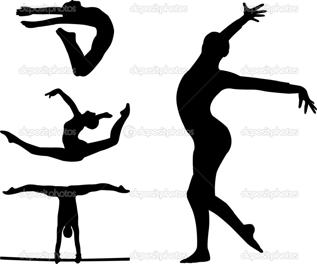 1024x854 Gymnast Clipart Salute