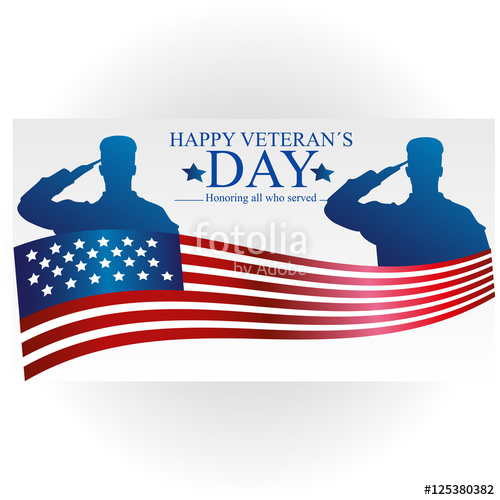 500x500 Veterans Day Poster. Us Military Armed Forces Soldier