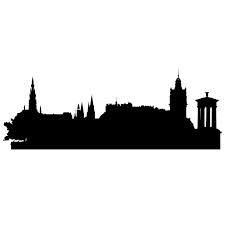 225x225 Edinburgh Skyline Silhouette Diy Skyline