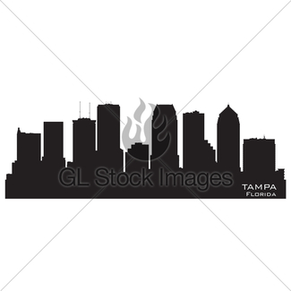 325x325 Fresno California City Skyline Vector Silhouette Gl Stock Images