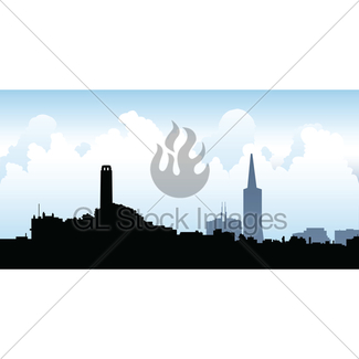 325x325 San Francisco Skyline Gl Stock Images
