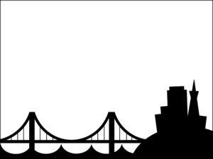 300x225 Poseprints Packaged Cards Personal Stationery Black Sf Skyline