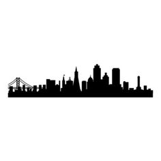 236x236 City Skyline Silhouette Kit 8th Grade Dance Ideas