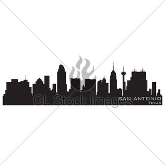 325x325 San Francisco, California Skyline. Detailed Vector Silhou Gl
