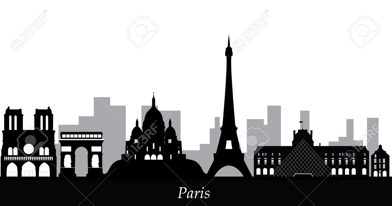 1300x685 Eiffel Tower Clipart Skyline