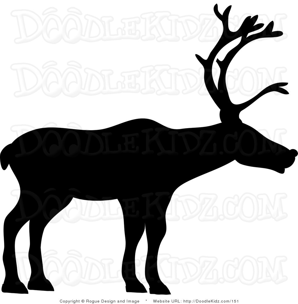 1024x1044 Caribou Clipart Santa Reindeer