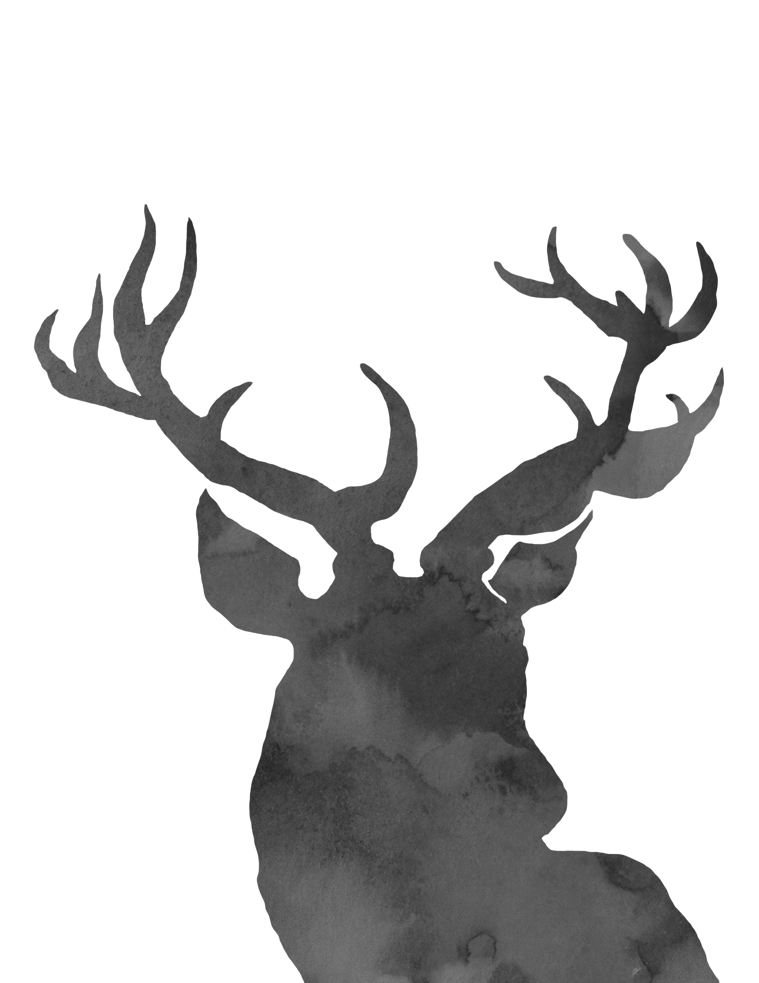 2550x3300 Reindeer Paper Santa Claus Holiday