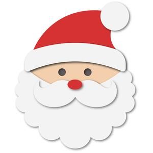 Santa Claus Face Silhouette at GetDrawings | Free download