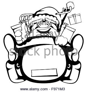 300x320 Santa Claus In Action