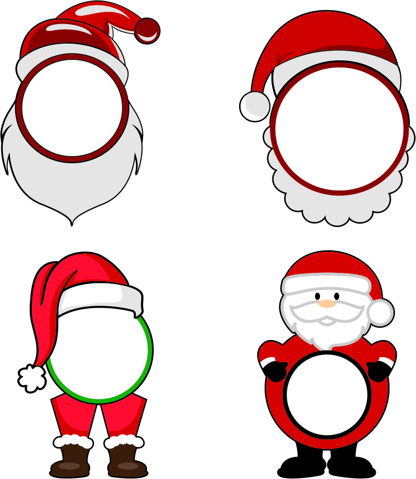 849x976 Pin By Cuttabledesigns On Frames And Accents Santa