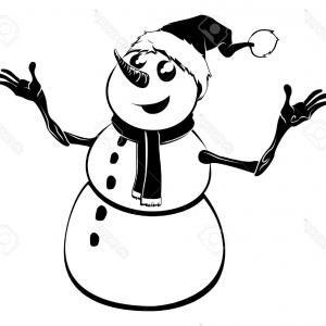 300x300 Silhouettes Of Christmas Hats And Decorations Xmas Icons Vector