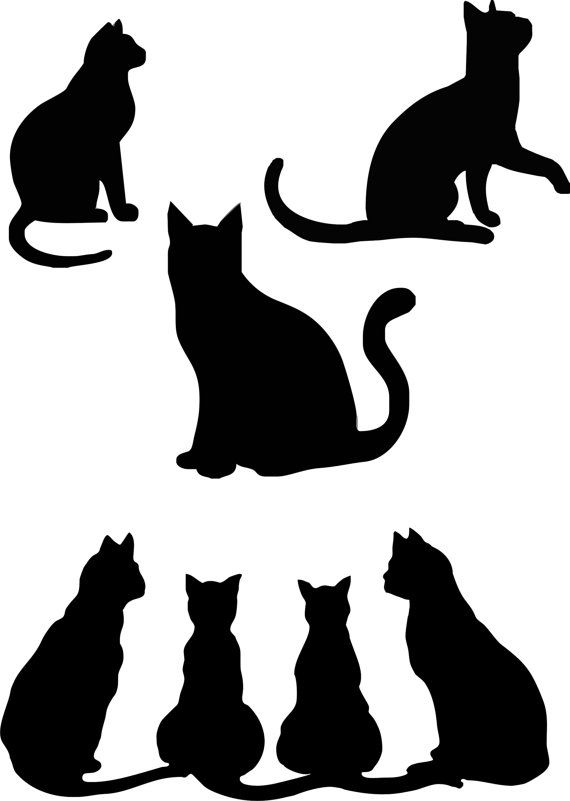 570x801 Santa Flying With Reindeer Silhouette Svg Amp Dxf Cutting Files