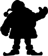 164x192 List Of Synonyms And Antonyms Of The Word Santa Silhouette