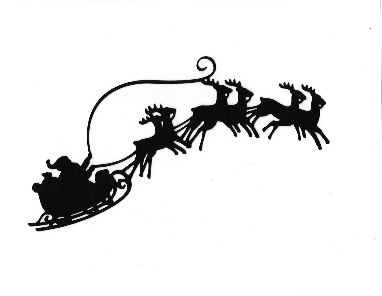 1500x1162 Reindeer Silhouette Clip Art