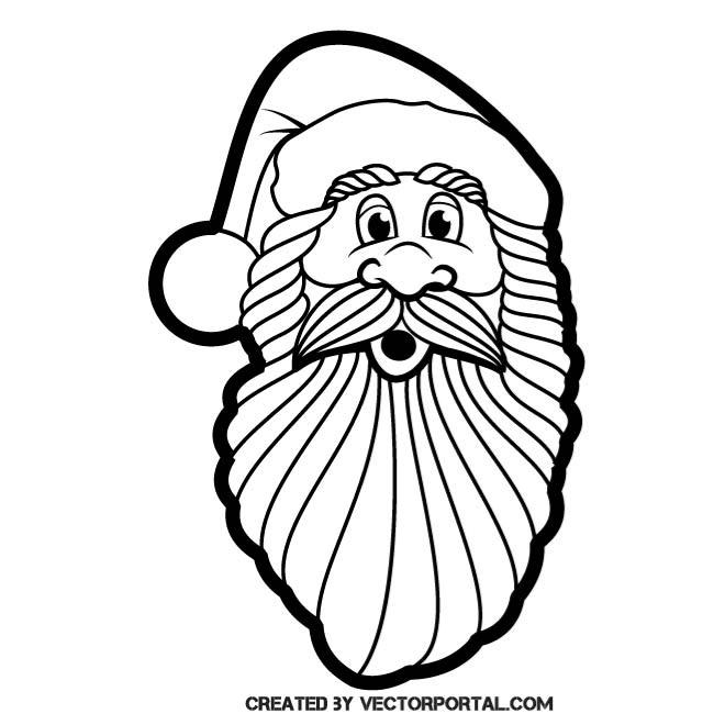 660x660 Santa Claus Vector Clip Art
