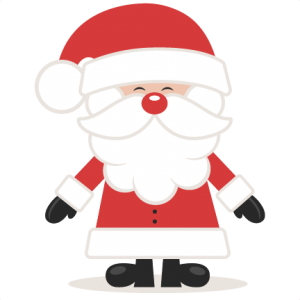300x300 Cute Santa Svg Scrapbook Cut File Cute Clipart Files