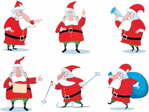 487x368 Santa Silhouette Free Vector Download (6,103 Free Vector)