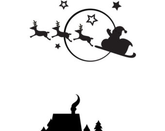 340x270 Santa Sleigh Etsy