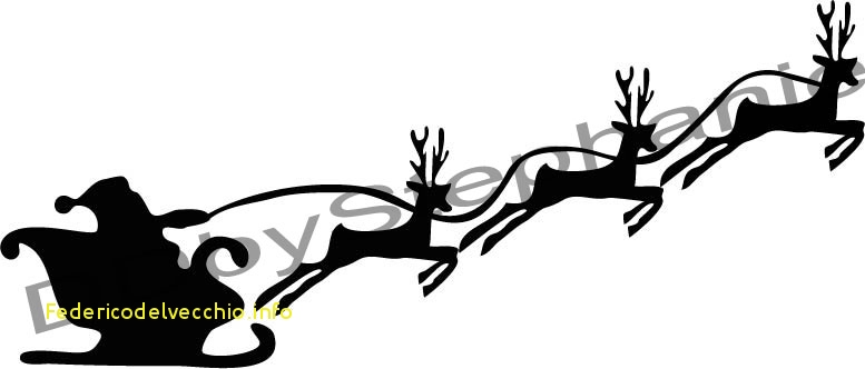777x332 Top Large Santa Sleigh Template Free Template 2018