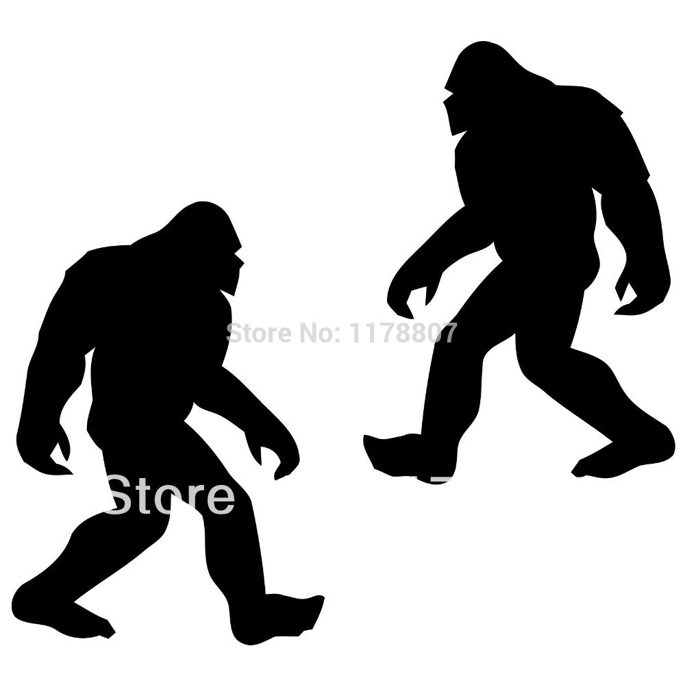 1000x1000 Bigfoot Sasquatch Sticker Decal Nw Wa Conspiracy Funny Car Window