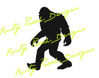 340x270 Bigfoot Silhouette Etsy