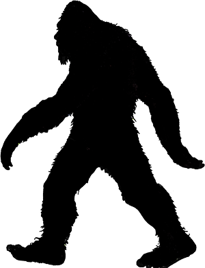 300x391 Silhouette Bigfoot
