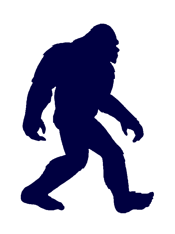 Sasquatch Silhouette Vector at GetDrawings | Free download