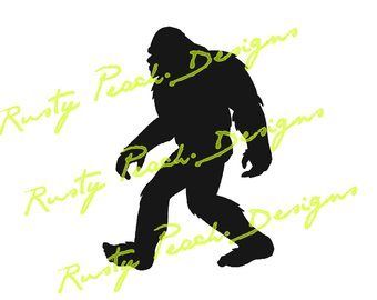 340x270 Bigfoot Silhouette Etsy